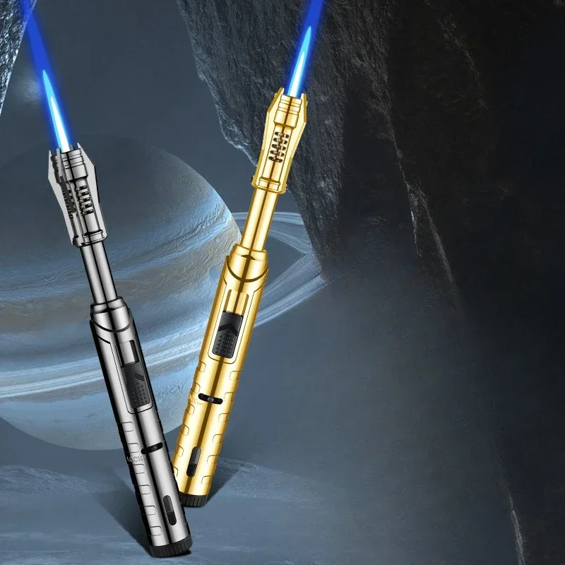 Small Spray Gun Welding Gun Metal Windproof and High Temperature Resistant Igniter Personalized Interstellar Lightsaber Lighter