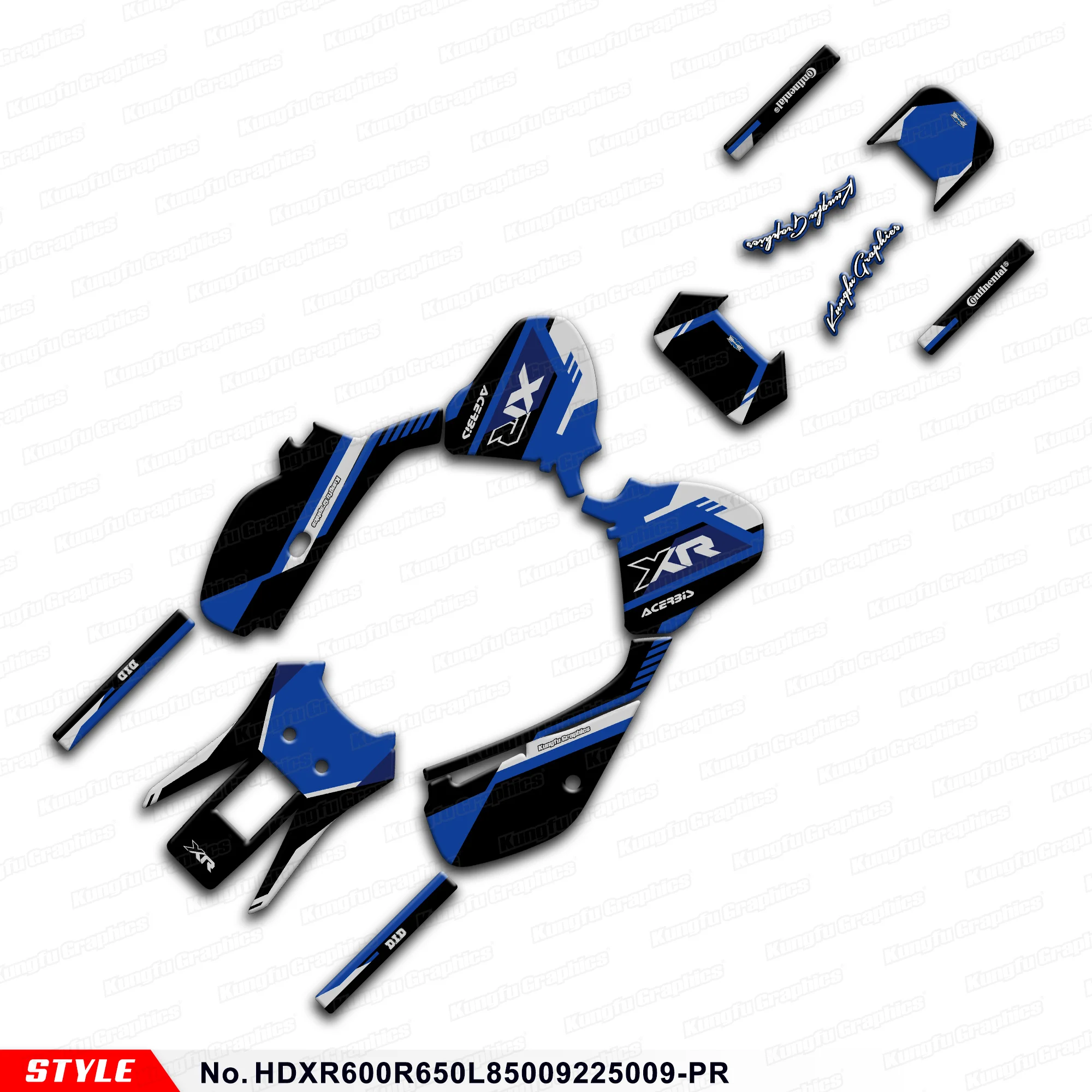 

Набор наклеек JY RACING для мотоциклов HONDA XR600R XR650L XR 600R 650L 1985-2025, графика, HDXR600R650L85009225009-PR