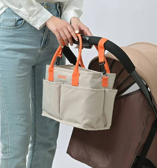 Mummy bag mother and baby storage shoulder bag female handbag travel storage bag大容量 diagonal cross backpack