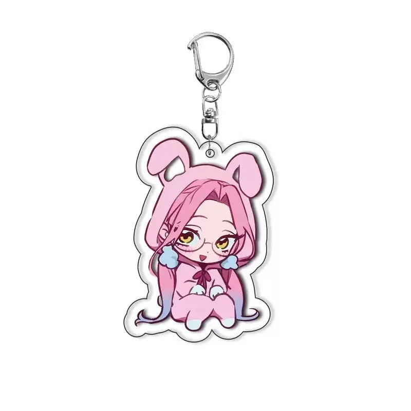 Gioco Anime Cartoon Alien Stage Hyuna Fanyi Sua Mizi Till Borsa in acrilico Decorazione Portachiavi con ciondolo Portachiavi in acrilico Regalo squisito