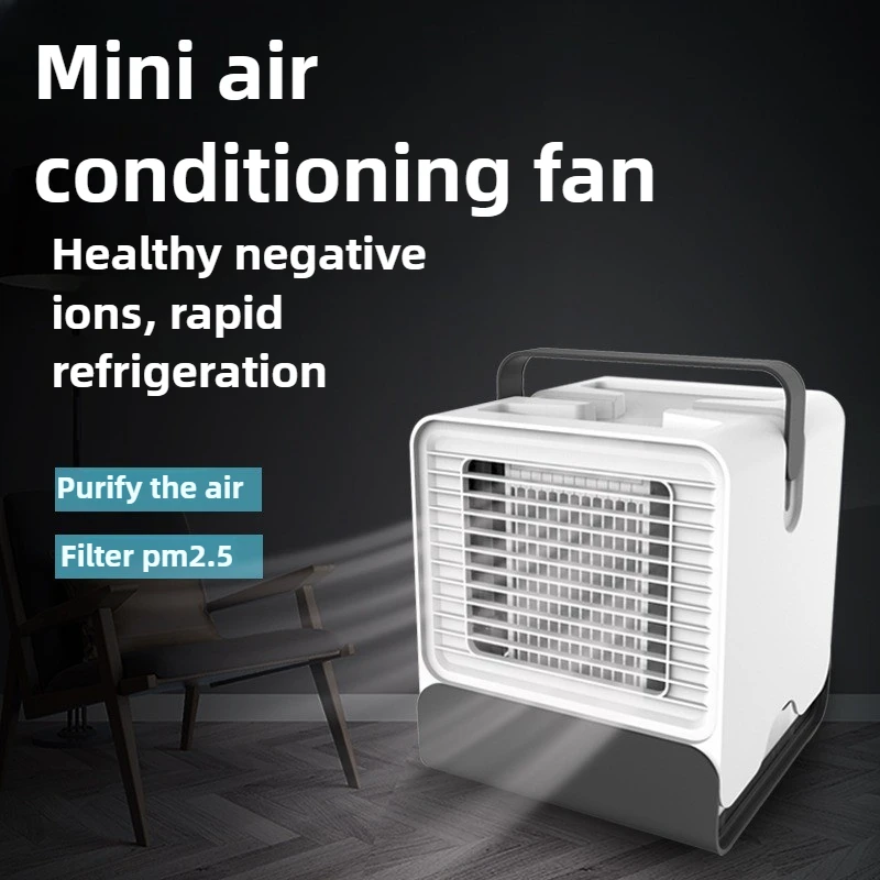 

Бытовой вентилятор для кондиционера с увлажнителем, настольный ночник, кондиционер с отрицательными ионами, охлаждающий вентилятор для кондиционера