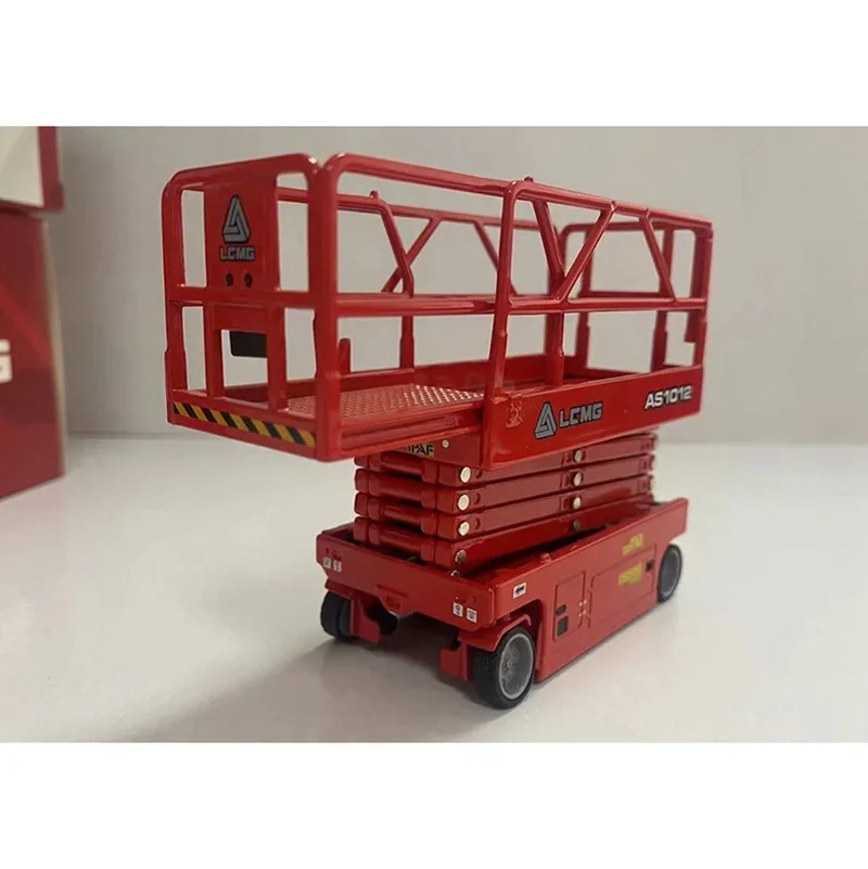 1:40 Scale AS1012 Self-walking Lifting Work Platform Alloy Engineering Model Collection Ornaments