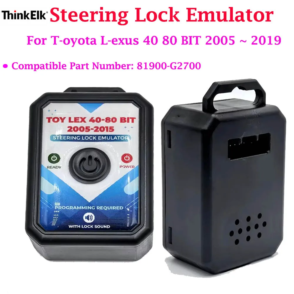 For T-o-yota Le-xus Steering Lock Emulator  Fits for T-o-yota Le-xus 40 80 BIT 2005 ~ 2019 Compatible Part Number: 81900-G2700