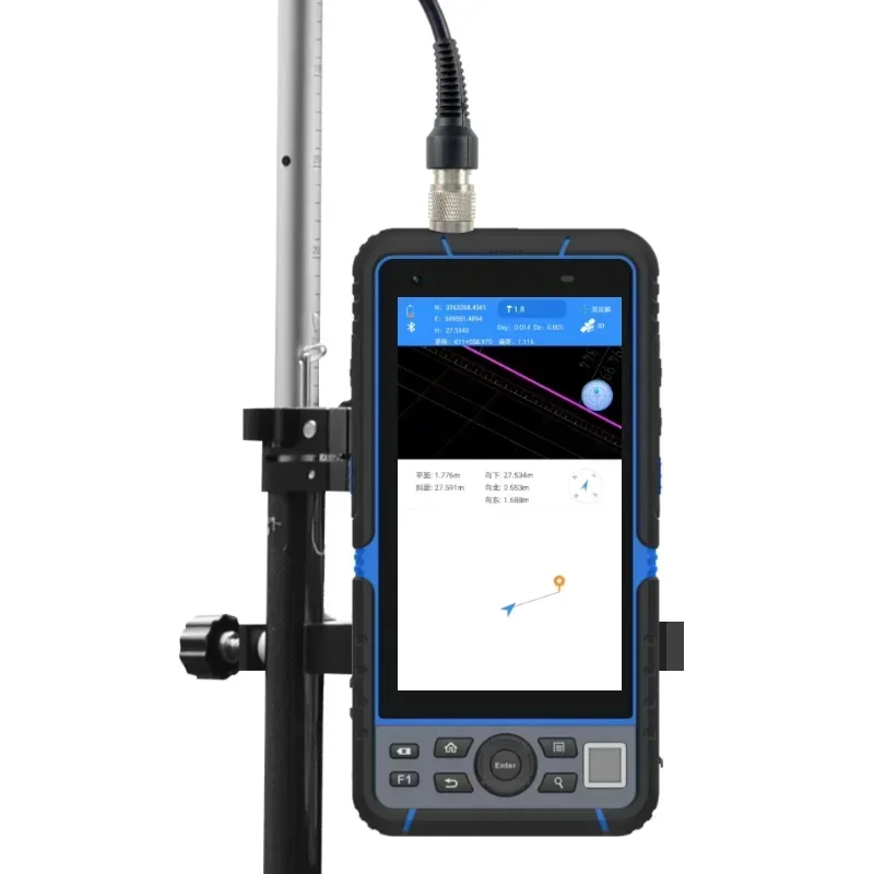 HUGEROCK G60F Satellitennavigationssystem GNSS-Antenne RTK PDA's Robuster Touchscreen in Industriequalität Android