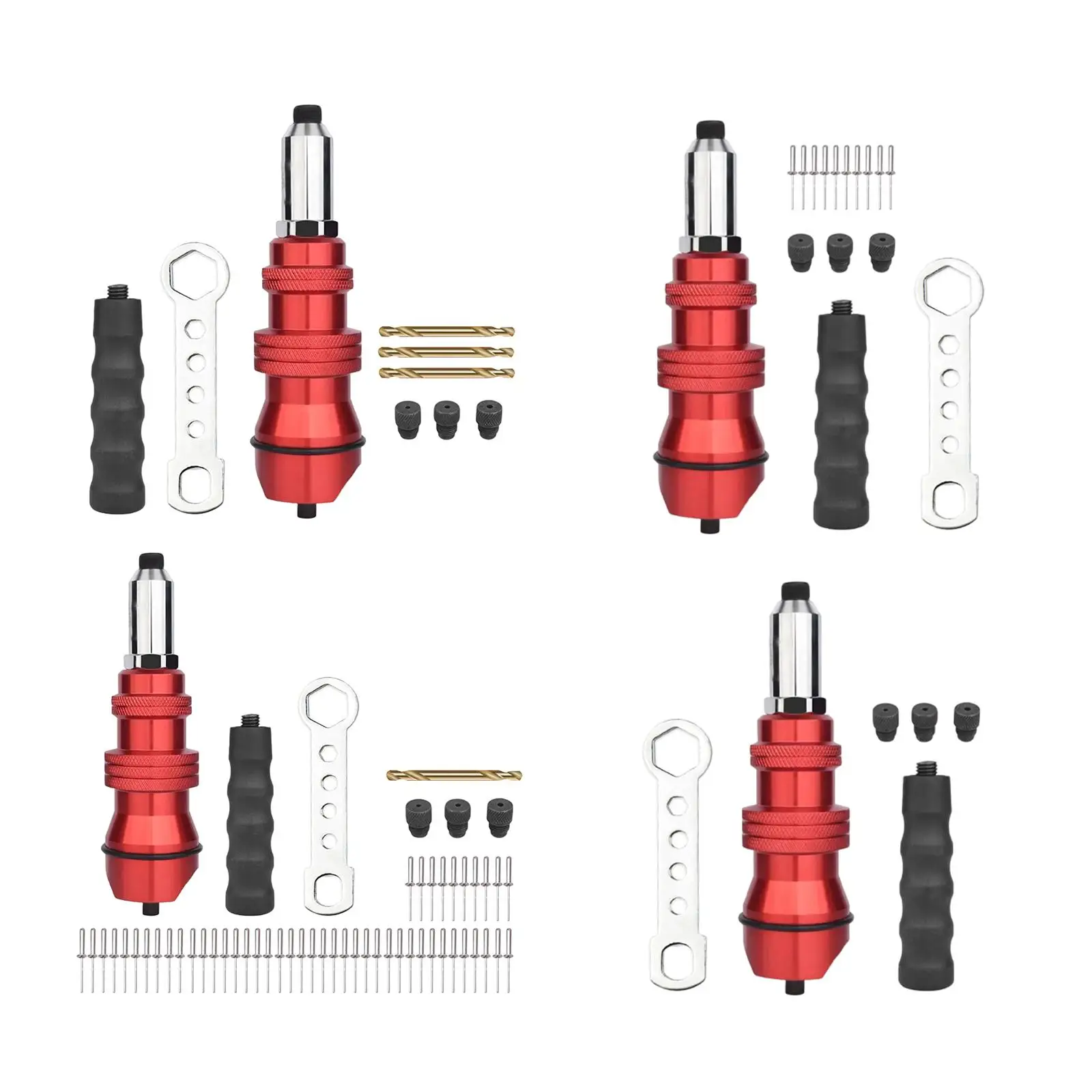 Professial Drill Riveter Adapter Attachment Accessories Insert Nut Electric Rivet Nut Adapter for Workshop,Home Use