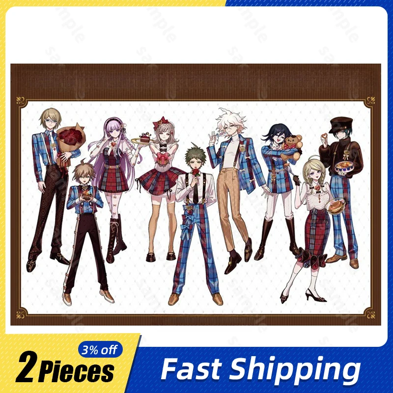 

14cm/5.51in Danganronpa Standing Plates Cartoon Lucky Cat Anime Peripherals Acrylic Decoration Accessories Collectible Desk