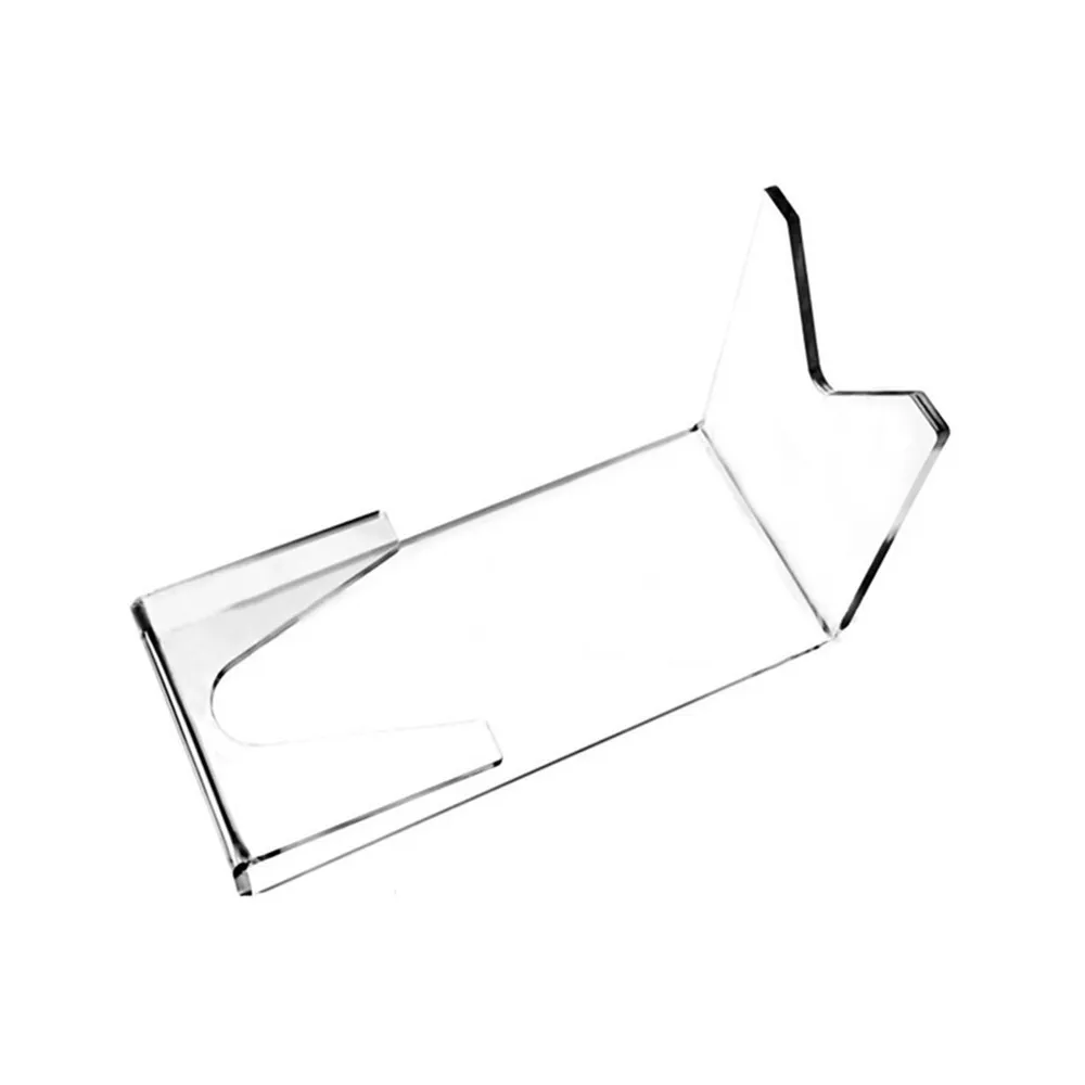 2Pcs Clear Acrylic Hand Gun Display Stand Pistol Rack Holder Pistol Stand Handgun Holder Short Toy Gun Model Showing Rack Shoot