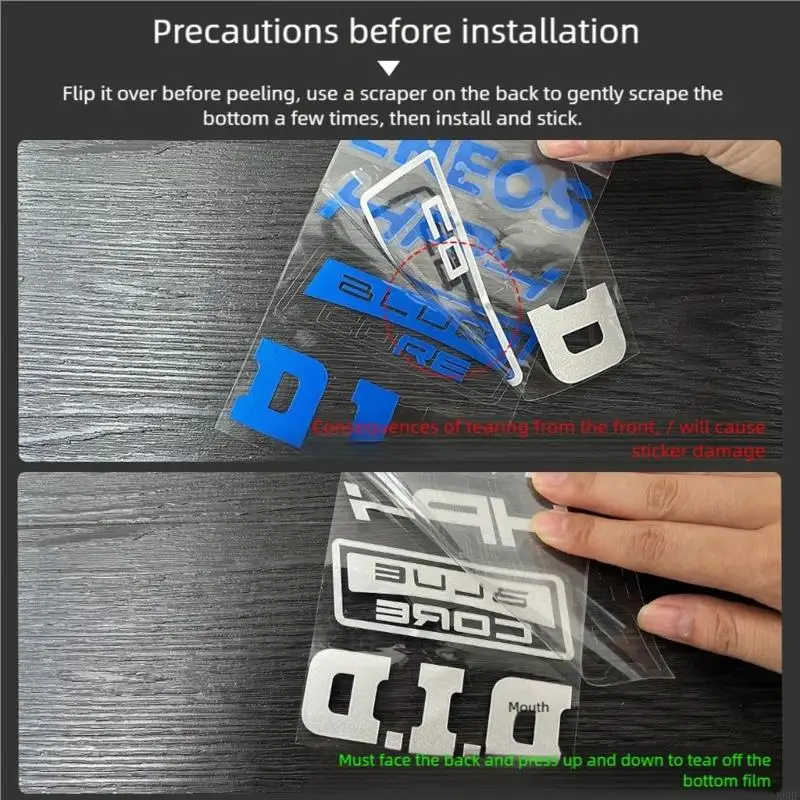 

X6HF Easy To Peels Vehicle Decals Stickers for Automotive Personalization