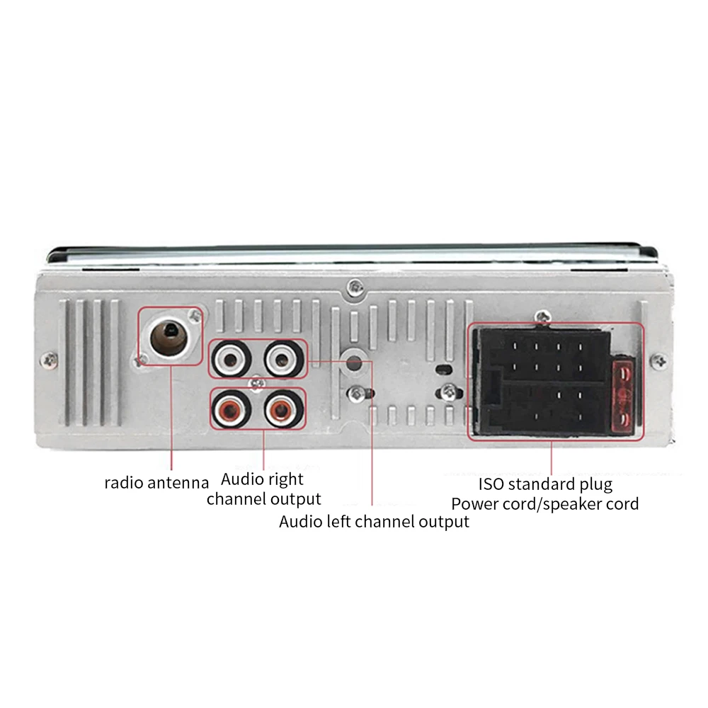 (Factory Direct Sales) Car MP3 Bluetooth Player Radio Audio Seven Color Light 1din 12V / 24V Truck FM/AUX/USB Flash Disk Machine
