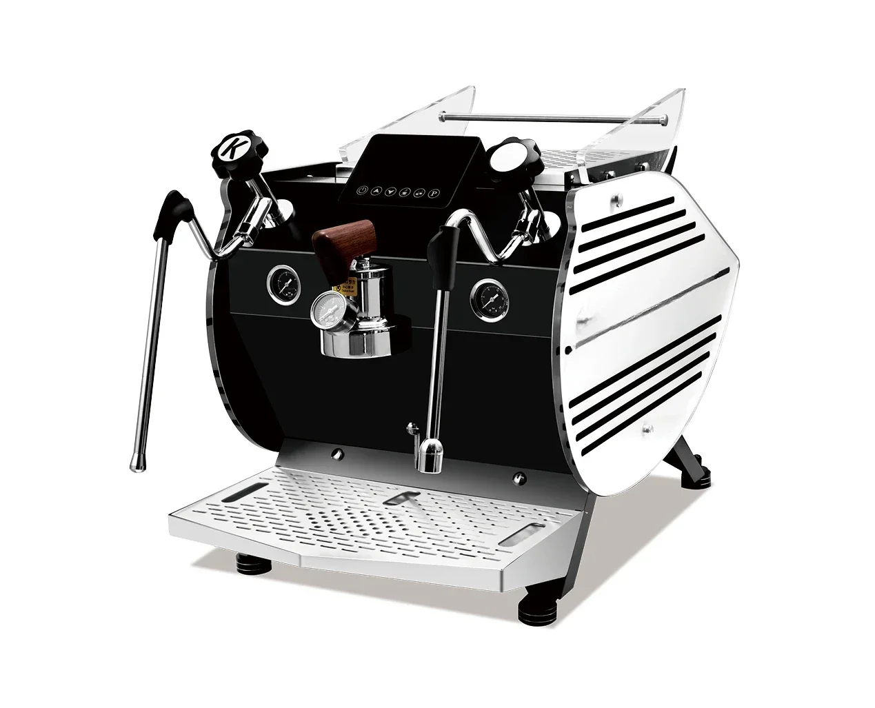 product commercial single-head Italian semi-automatic coffee machine restaurant espresso ZH-KS407 machine