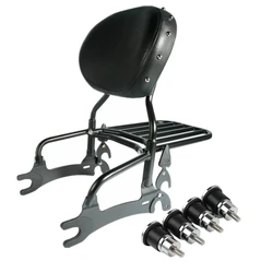 Backrest Sissy Bar Pad & Quick Release Spools Fit For Indian Chieftain 14-22 Chief Classic 2014-2018