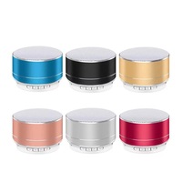 A10 Wireless Bluetooth-compatible Subwoofer Outdoor Mini Portable Speaker Radio Music Sound Box Aluminum Alloy Colorful Speaker