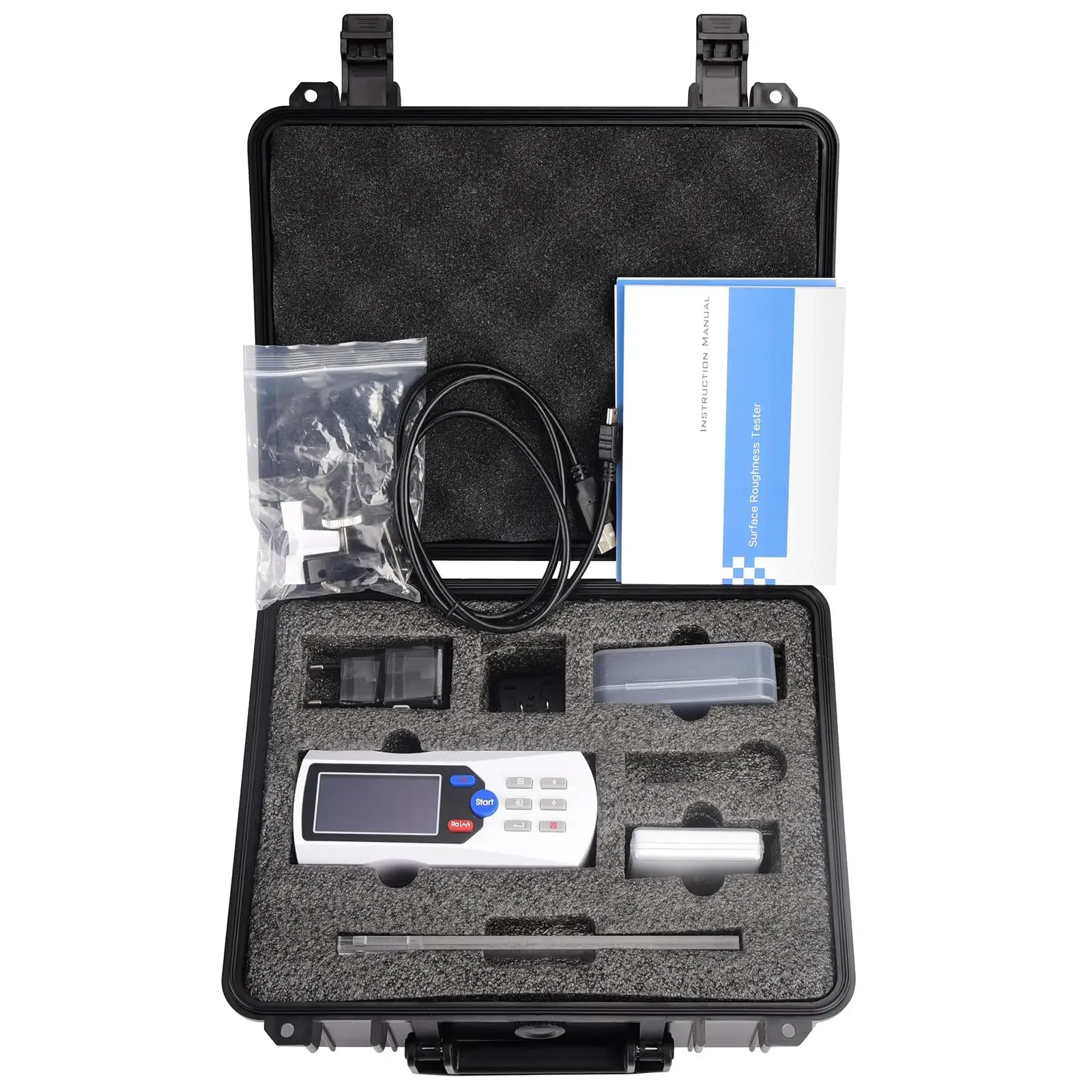 Digital Surface Roughness Tester Meter with LCD Display Handheld Measuring Instrument TR200