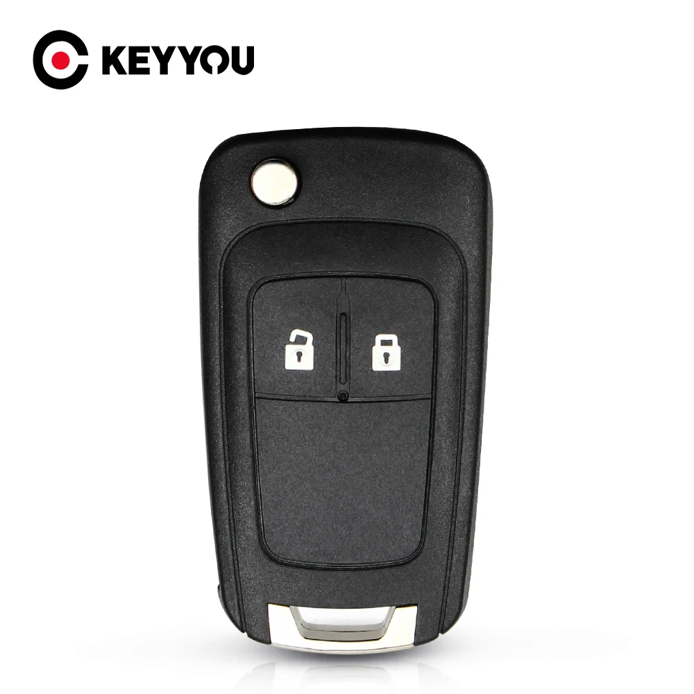 KEYYOU Flip Key Shell Case For Chevrolet Cruze Epica Lova Camaro Impala Replacement 2/3/4/5 Buttons