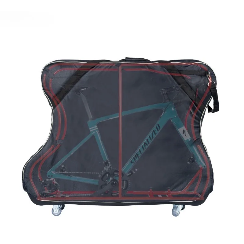 Bicycle loading case Inflatable loading bag Road car Vehicle portable suitcase Loading bag