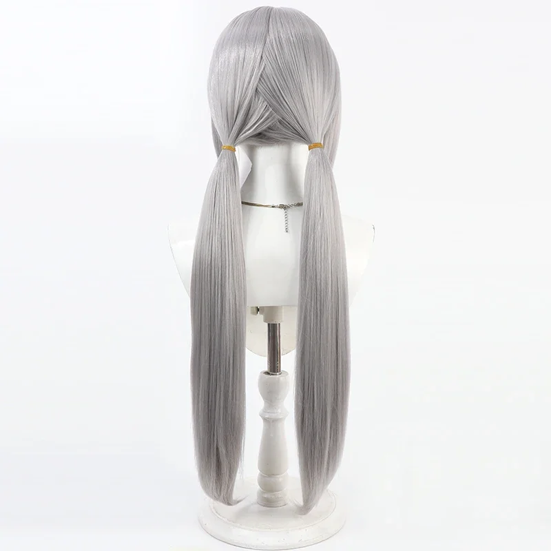 Anime Assault Lily Last Bullet Fujita Asagao Parrucca Cosplay Halloween Party Prop Capelli sintetici Fibra resistente al calore + Protezione parrucca