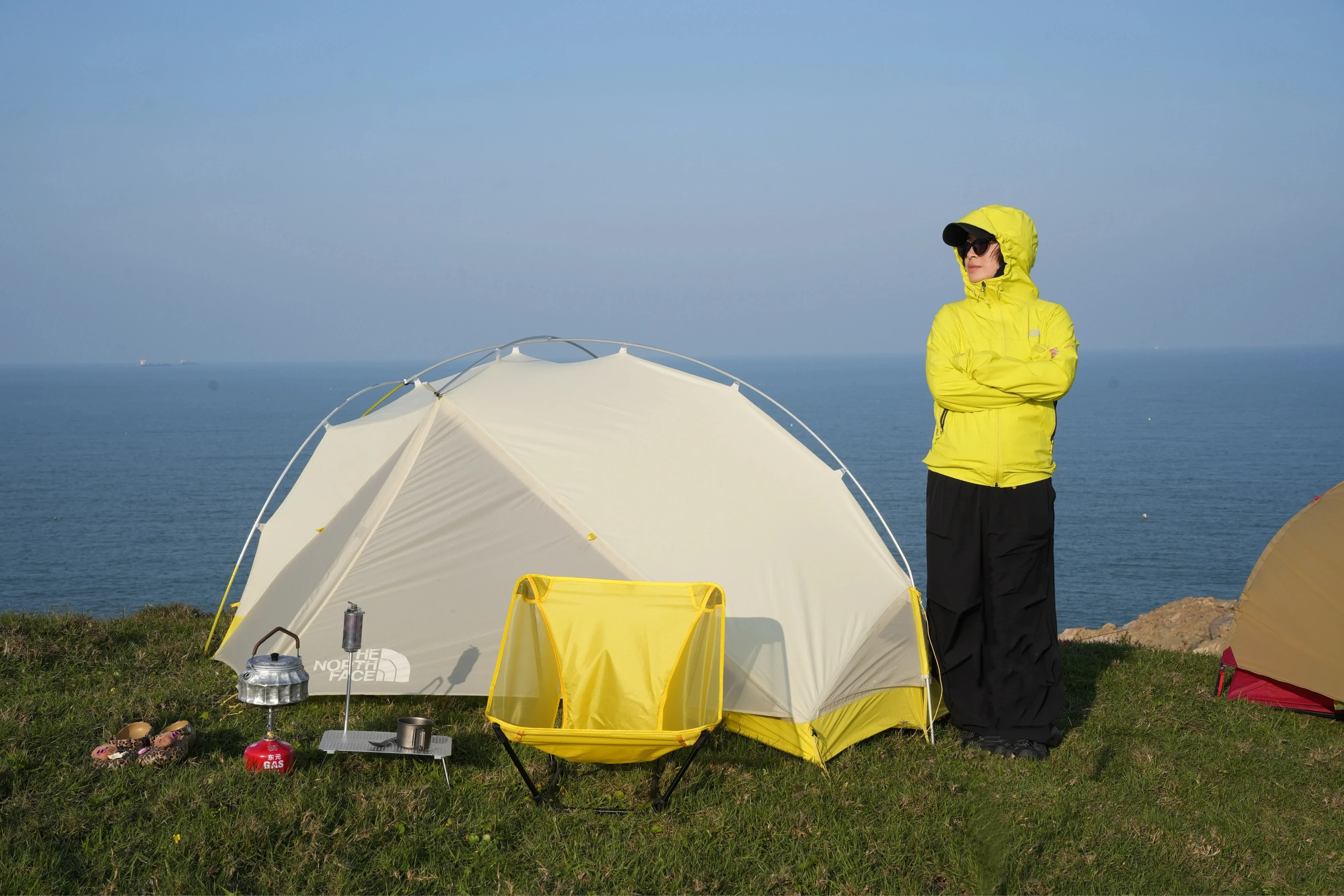 580g Ultraleichter Mondstuhl Tragbarer Klappbarer Campingstuhl 7001-T6 Aluminiumrahmen Netzrückenlehne für Wandern und Backpacking – Detail 7