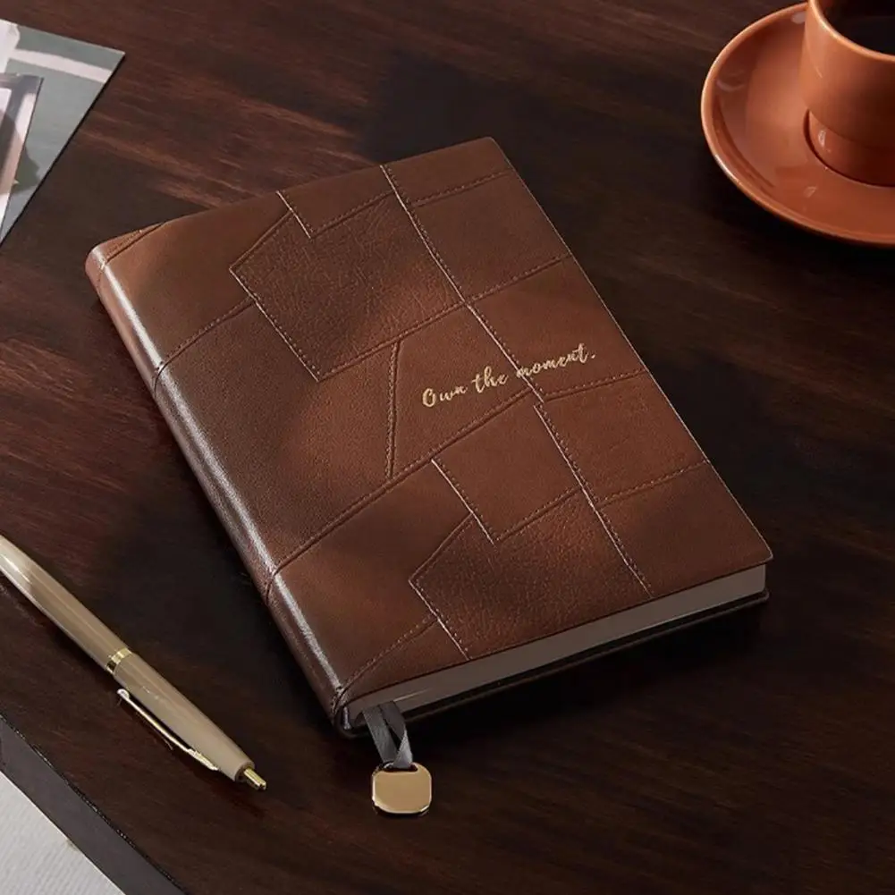 Waterproof Diary Wear resistant Journal Elegant Faux Leather Notebook for Office Use Smooth Writing Diary for Notes