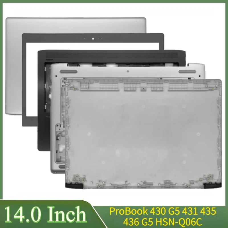 

14"New For ProBook 430 G5 431 435 436 G5 HSN-Q06C Laptop LCD Back Cover Front Bezel Hinges Bottom Case Non-Touch