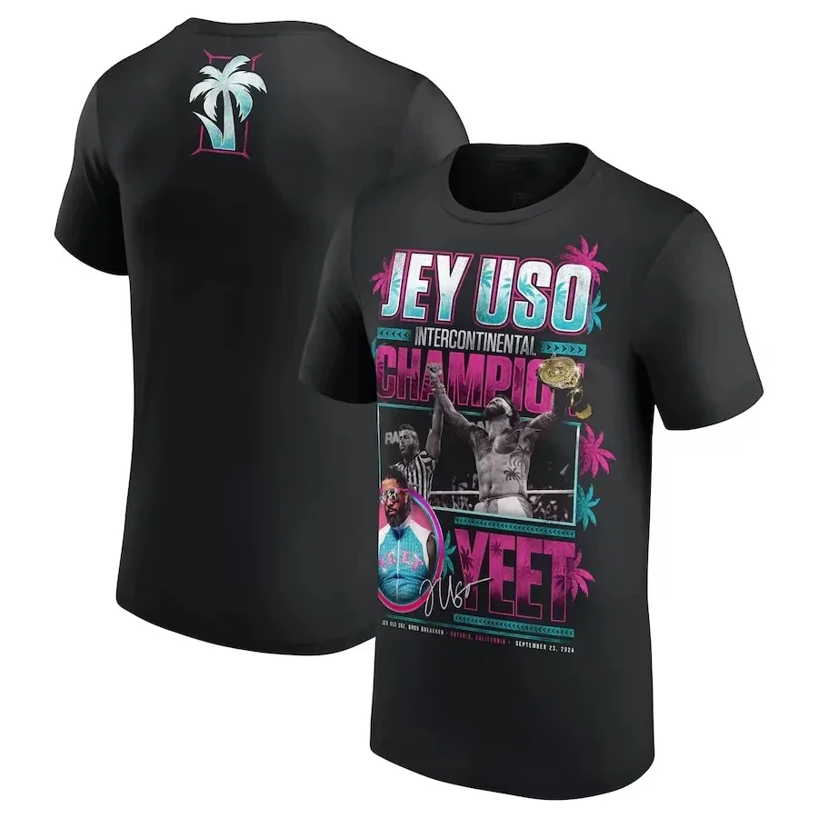 

New Men's Jey Uso Yeet T-Shirt 3D Print Men Women Short Sleeve O-Neck T Shirt Fashion Oversized Gym Clothing Tough Guy Tees Tops