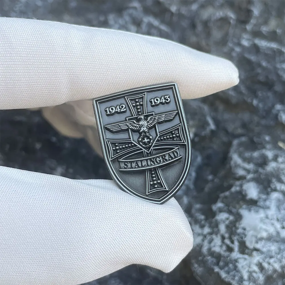 الألمانية الصليب النسر شعار فراشة مشبك دبابيس حقيبة الملابس شارة بروش للحرف الديكور #1