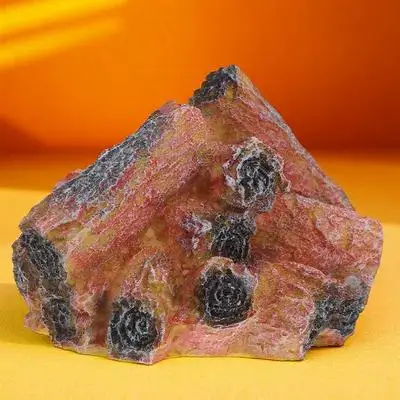 

3D Resin Simulation Charcoal Flame Lamp Realistic Fake Fire Light Led Fireplace Logs Desktop Atmosphere Lamp For Halloween Party