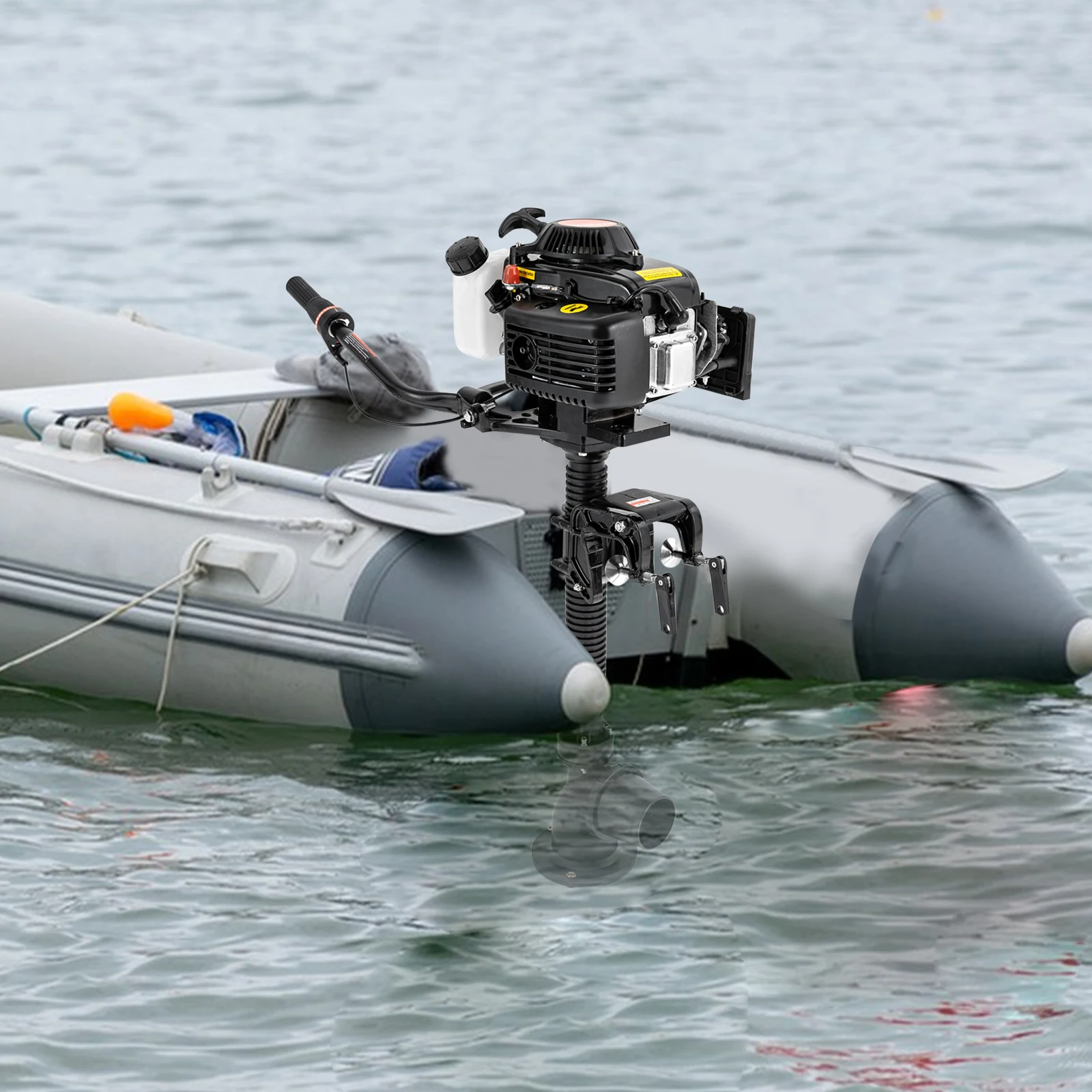 

2.9kw 55cc Outboard Engine Applicable Boat Length Less than 4m/13.12ft Applicable Boat Weight About 500kg/1102.31lbs