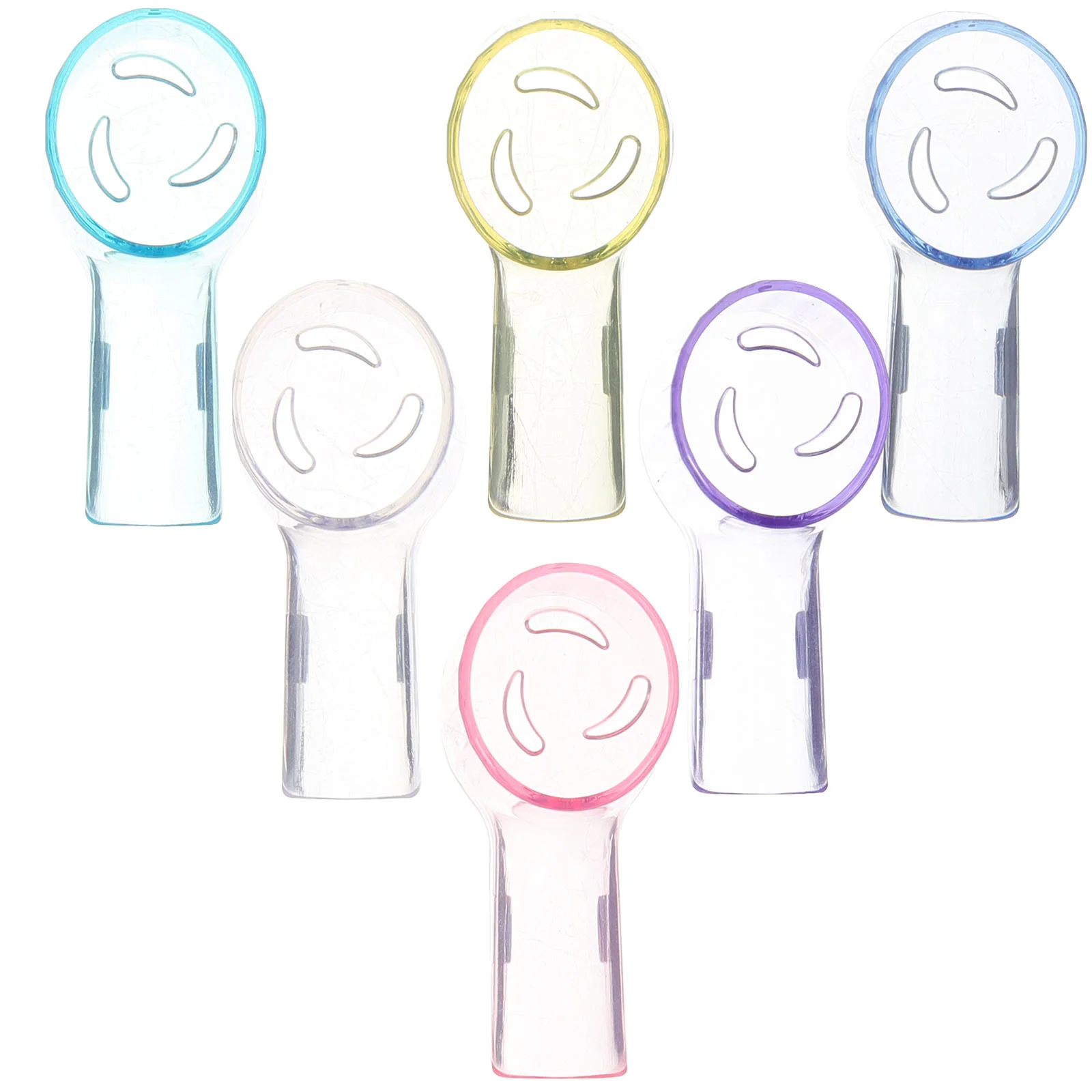 6 Pcs Electric Toothbrush Coverings for Toothbrushes Accessories Supply Abs Caps Covers Travel Heads