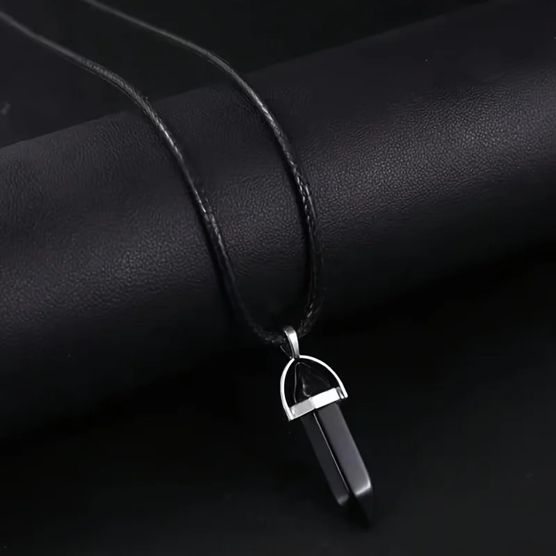 ساعة كوارتز ترفيهية للرجال ، ساعة معصم جلد صناعي تناظرية ، مجموعة مجوهرات ، 3 في كل مجموعة