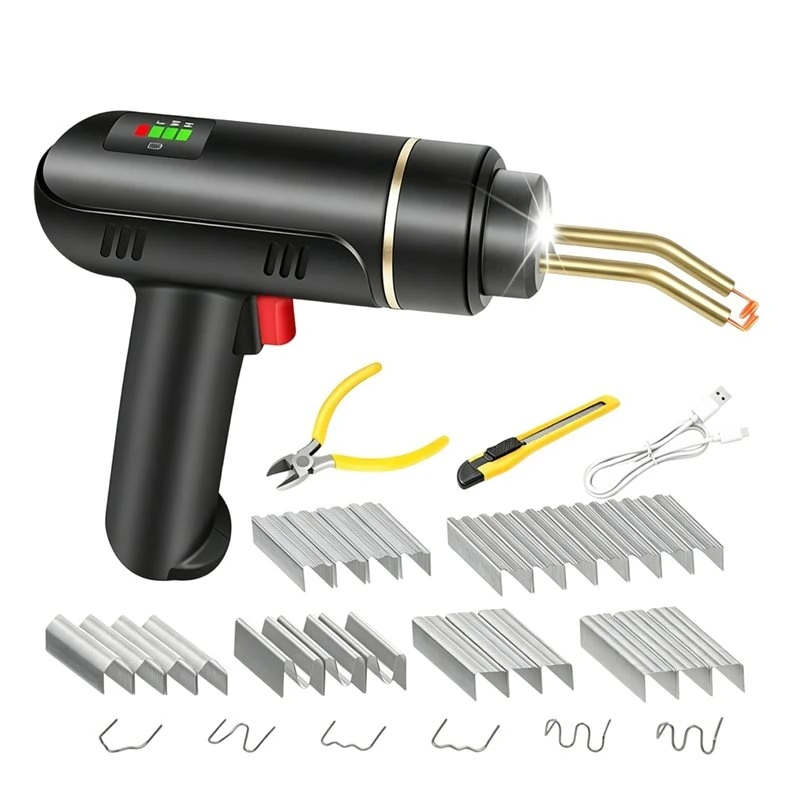 abhu-usb-rechargeable-200w-cordless-plastic-welder-welding-kit-includes-1200pcs-hot-stapler-plastic-welder