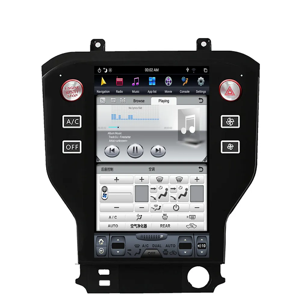 كوالكوم سنابدراجون 665 أندرويد 11 راديو السيارة لفورد موستانج 2014 2015 2016 2017 2018 2019 2020 5G Carplay GPS ستيريو رئيس وحدة