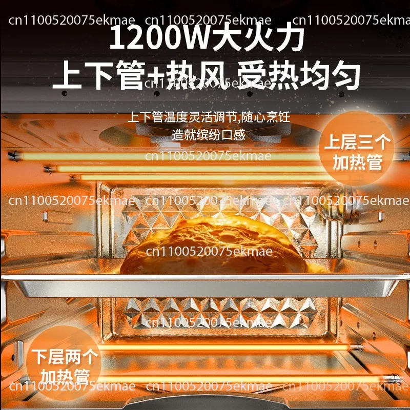 Stainless Steel Visual Air Frying Oven Multi-function Machine Two-in-one Household Electric Fryer