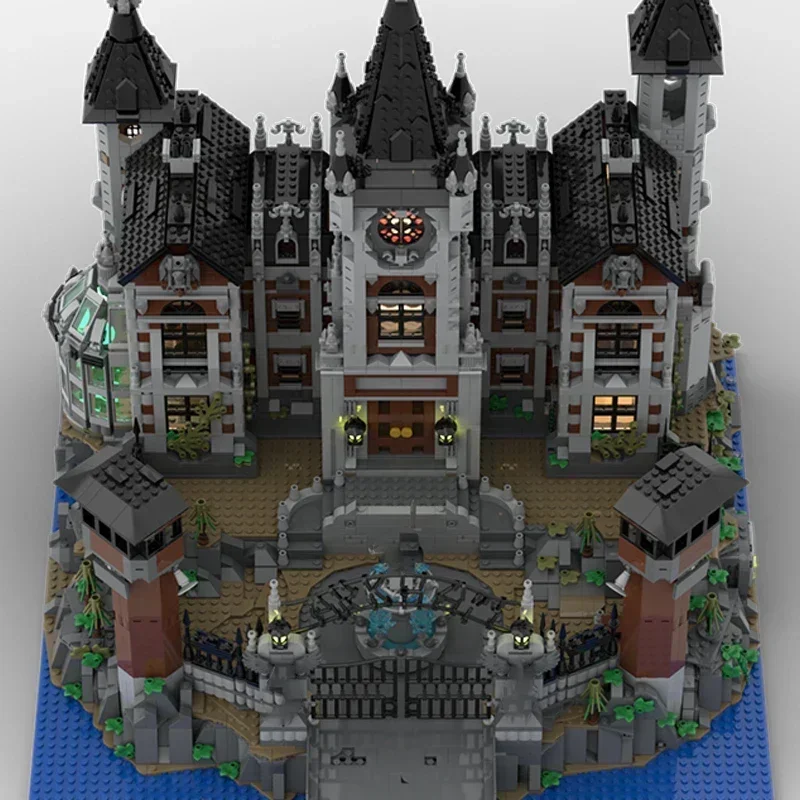 Moc قوالب بناء الأفلام الخفافيش الشهيرة نموذج مركز اللجوء التكنولوجيا وحدات كتل الهدايا لعب للأطفال لتقوم بها بنفسك مجموعات الجمعية