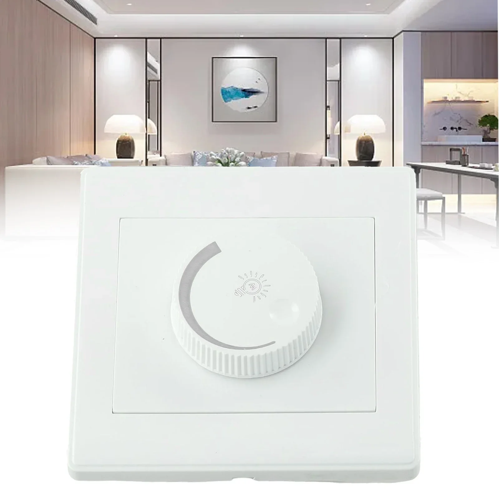 High Strength And Impact Resistance 250V LED Dimmer Switch With 10A Controller For Dimmable Light Bulbs And Lamps