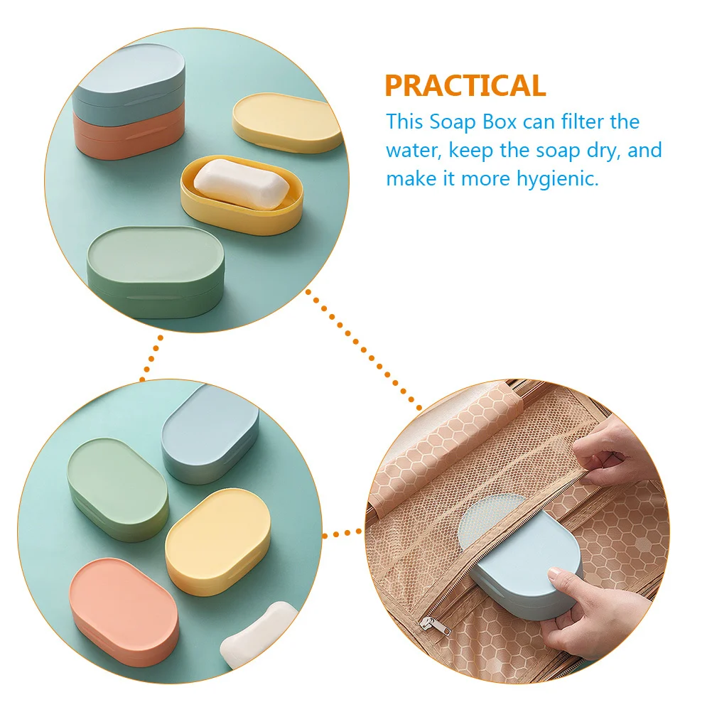 

soap box soap storage box bathroom soap container soap drain holder shower soap dish detachable soap holder