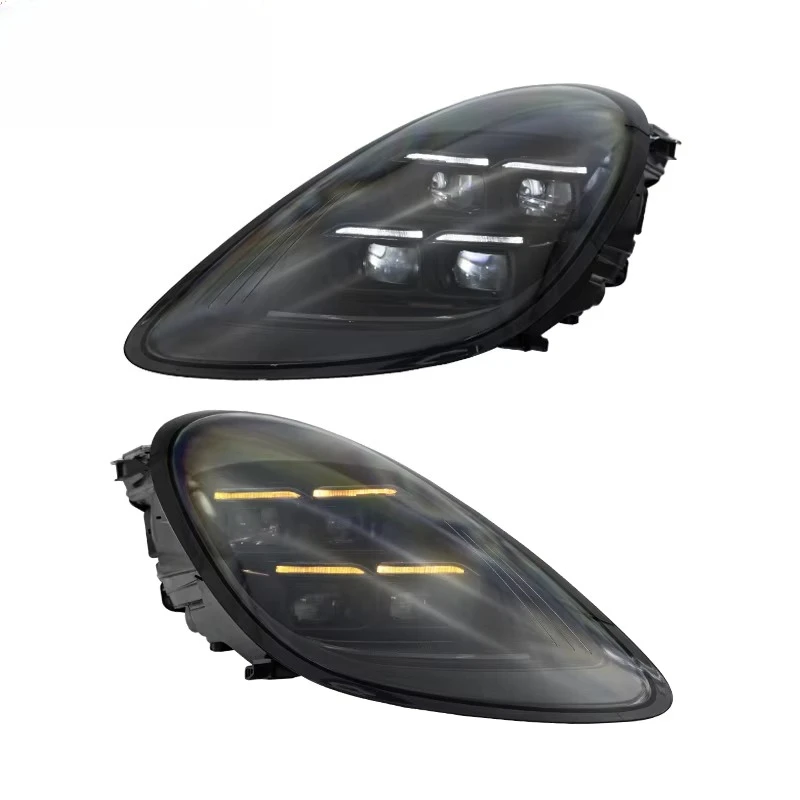 

Подходит для [1979] Передняя фара для Porsche Boxster Cayman 2013 2014 2015 981, обновление до матричных LED-фар PDLS 2024 года