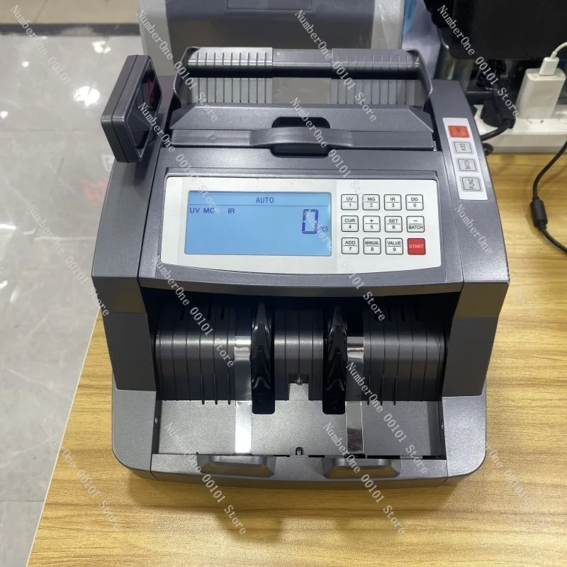 Professional Banknote Counter for USD EUR GBP CAD, Multi Currency Detector with UV MG IR, Cash Verifier for Business