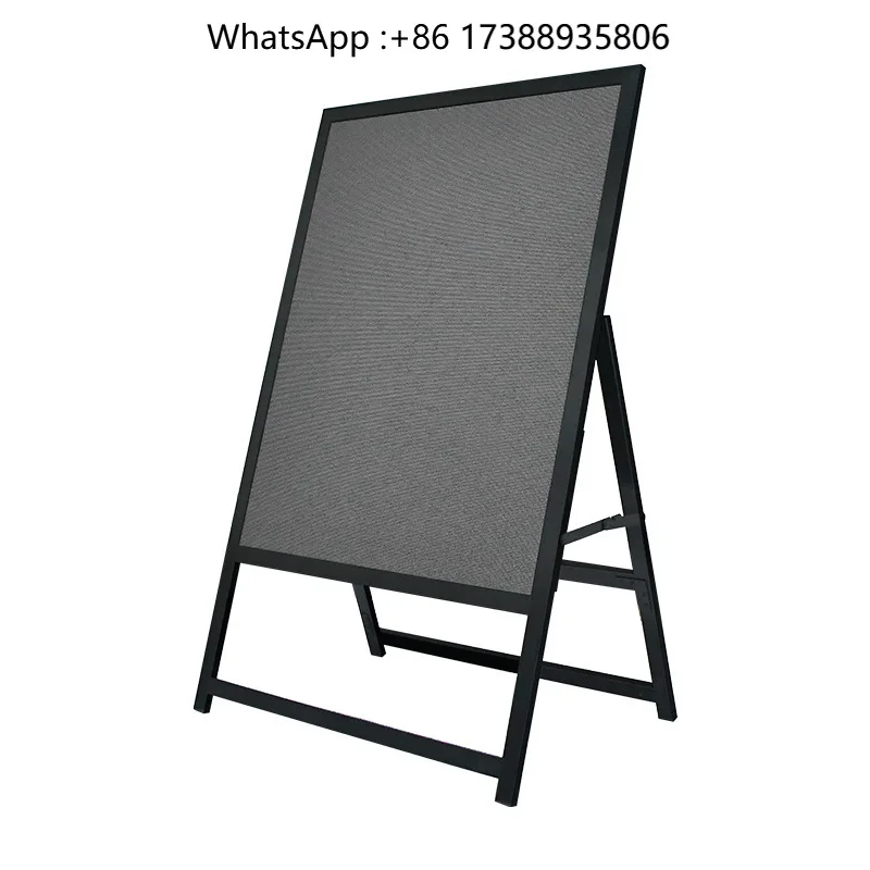 YTSF-P2 Custom LED Black A-frame Display Screen High-definition Multi-functional Split-screen Foldable Mobile Floor-standing