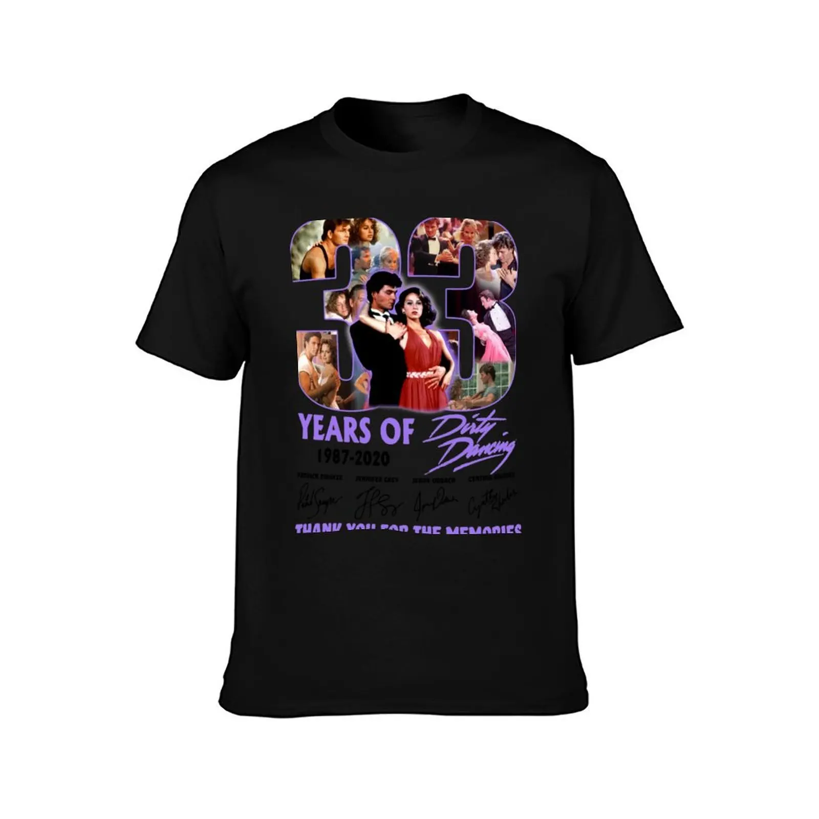 33 Years Of 1987 2020 Dirty Dancing Thank You For The Memories Signatures Tshirt T-Shirt
