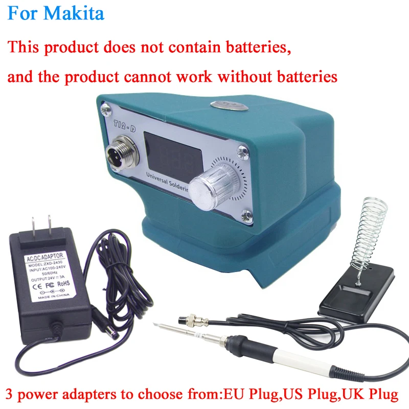 AC/DC Dual-use Wireless Portable Electric Soldering Iron Household Electric Welding Machine For Makita 18V BL1830 Li-ion Battery