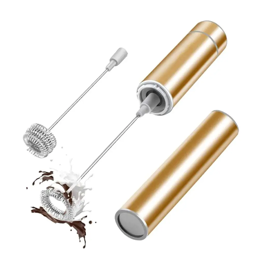 Rechargeable Wireless Milk Frother 3 Speed Settings Handheld Design Electric Foam Maker Electric Power Wireless Operation