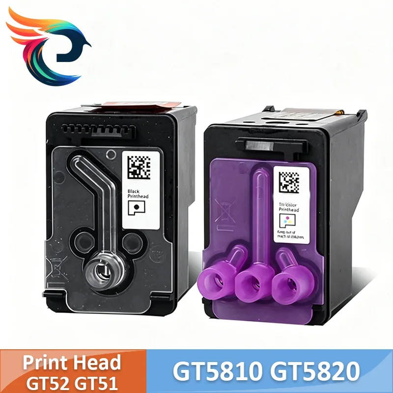 Cabezal de impresión GT52 GT51 MOH50A MOH51A compatible con HP Deskjet GT5810 GT5820 Ink Tank 310 315 318 319 410 415 418 419