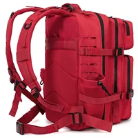 25L/45L Tactical Backpack Outdoor for Women/men Laser Cut Molle Hiking 3Day pack School Bag Gym Rucksack with Dual Cup Holder - Image 2