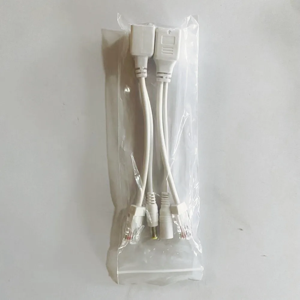 48V to 12V POE Spliter Waterprrof With RJ45 And Power Adapter Cable Supply Module Injector for IP Camera Extender