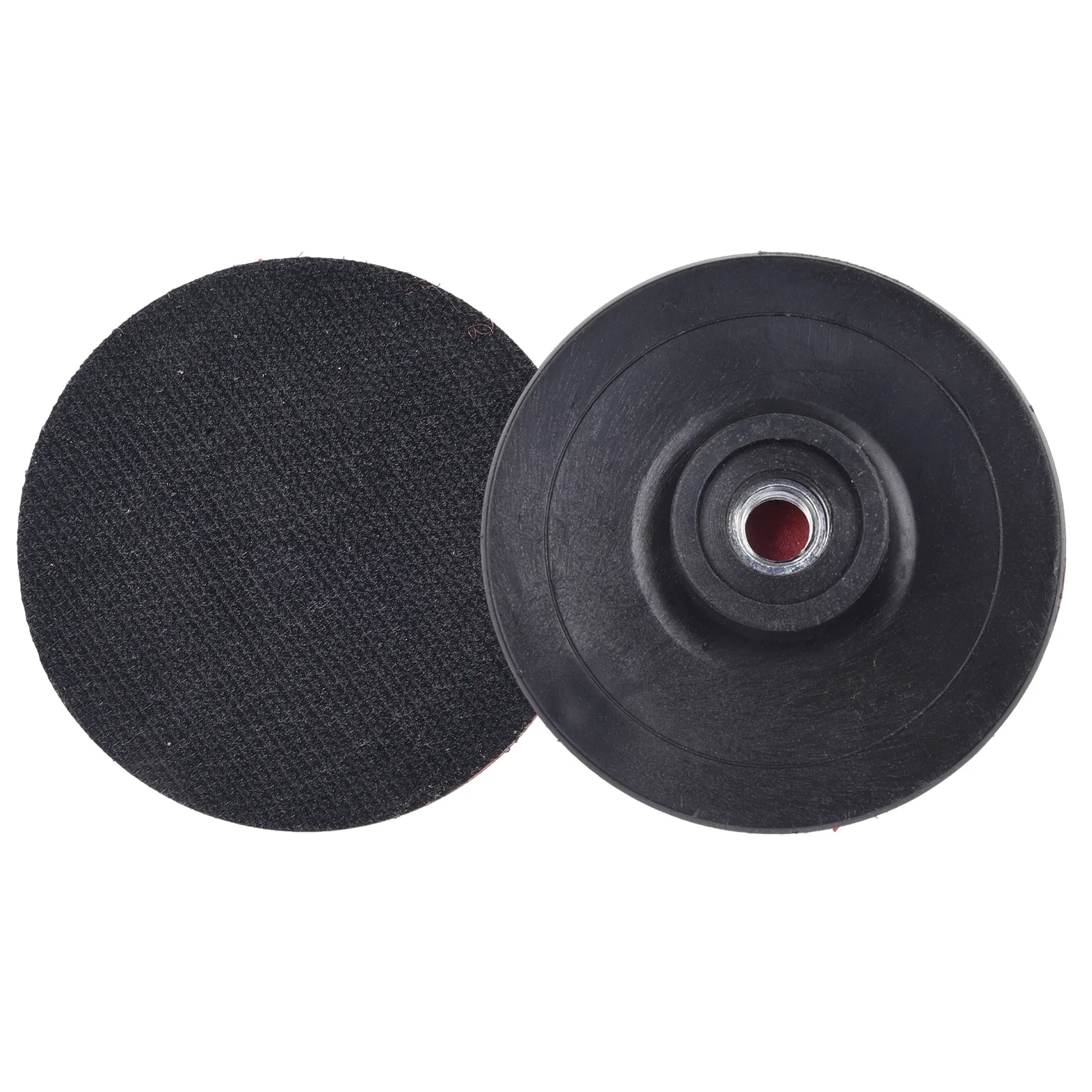 3Inch 4Inch Rubber Backing Pad With M10 For M14 Thread Compatible With Angle Grinder For Polishing Discs Grinding Tools