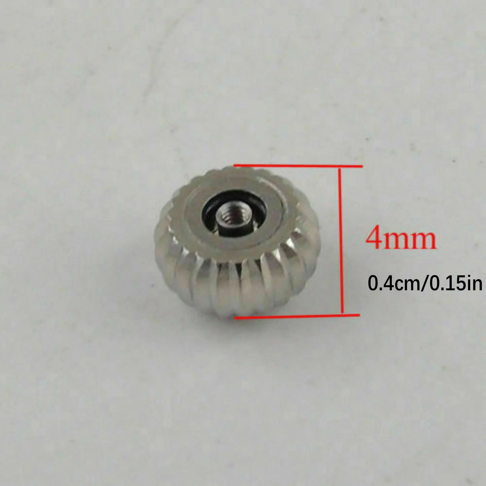 ل ETA 6497 6498 ST36 ساعة تاج الفولاذ المقاوم للصدأ الفضة قطر 7-8 مللي متر ساعة رئيس إصلاح أجزاء استبدال الملحقات
