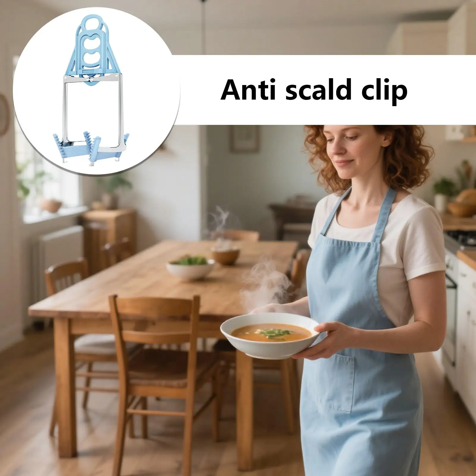 

Hot Plate Gripper Anti-Scald Kitchen Gripper Tongs Heat-Resistant Heavy-Duty Pan Clip Grabber Kitchen Tools Pot Lifter Tongs Pan
