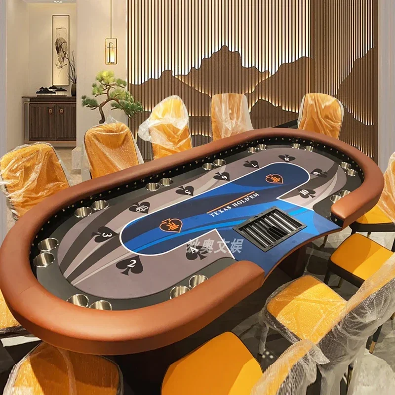 

Professional Texas Hold'em Table Chips Depu Chess and Card Room Playing Cards Countertop Tablecloth Texas Table