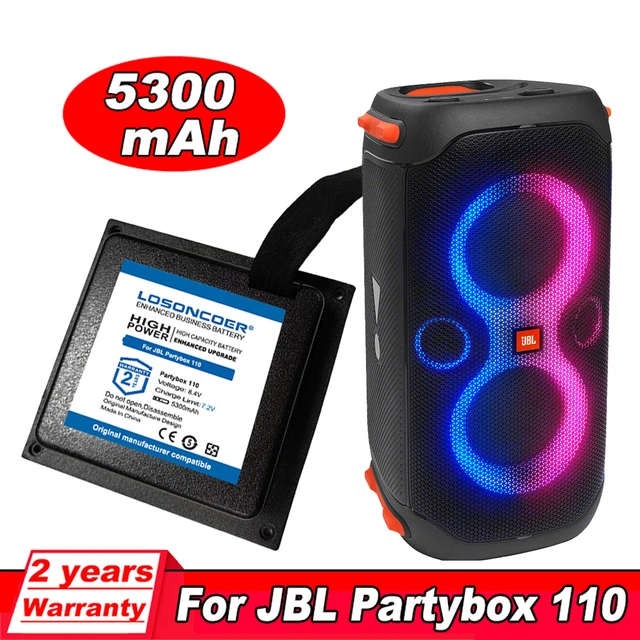 JBL ワイヤレススピーカーパーティボックス110 LEDライト搭載 JBL Partybox 110 | 160Wのパワフルなサウンド、ダイナミックな