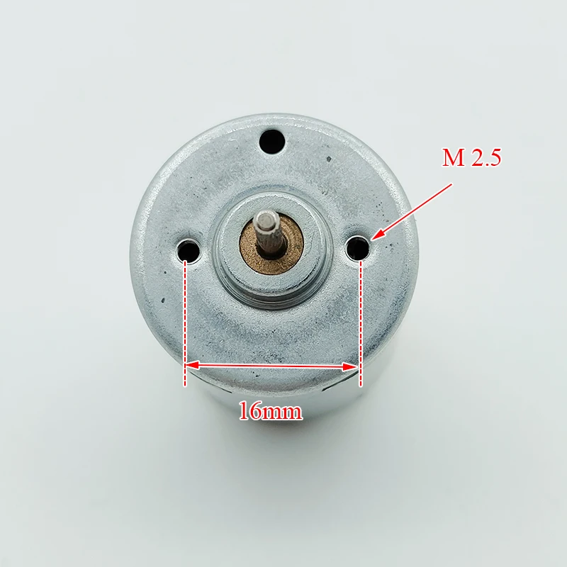 RS-365SV-14175 Micro 365 Motor Dual 2.3mm Shaft DC 12V 14.4V 18V 24V 10500RPM Mini 28mm Electric Motor DIY Toy Sweeper Robot